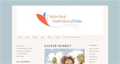 Desktop Screenshot of czechschoolofdallas.org